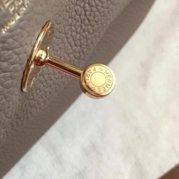 Replica Hermes Taupe Lindy 30 Bag