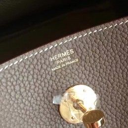 Replica Hermes Taupe Lindy 30 Bag