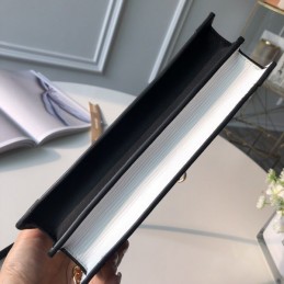 Replica Louis Vuitton White Black Trim Petite Malle