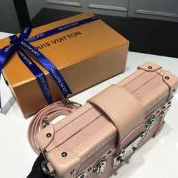 Replica Louis Vuitton Beige Studded Petite Malle