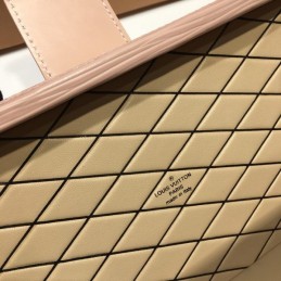 Replica Louis Vuitton Beige Studded Petite Malle
