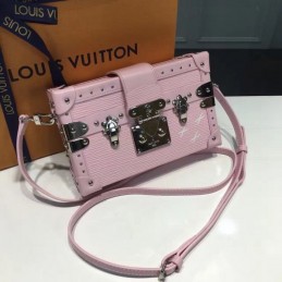 Replica Louis Vuitton Pale Pink Studded Petite Malle