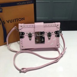 Replica Louis Vuitton Pale Pink Studded Petite Malle
