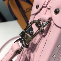 Replica Louis Vuitton Pale Pink Studded Petite Malle