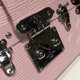 Replica Louis Vuitton Pale Pink Studded Petite Malle