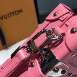 Replica Louis Vuitton Pink Studded Petite Malle