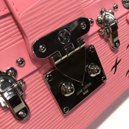 Replica Louis Vuitton Pink Studded Petite Malle