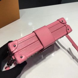 Replica Louis Vuitton Pink Studded Petite Malle