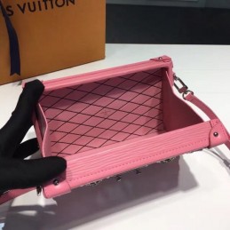Replica Louis Vuitton Pink Studded Petite Malle