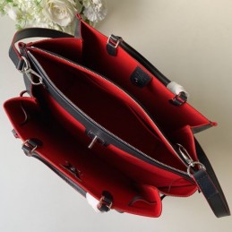 Replica Louis Vuitton Black Red Trim Lockmeto