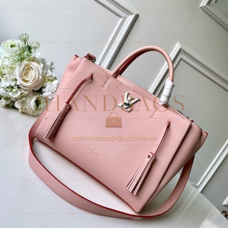 Replica Louis Vuitton Pale Pink Lockmeto