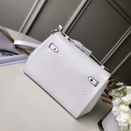 Replica Louis Vuitton White Textured Boccador