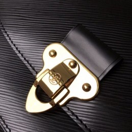 Replica Louis Vuitton Black Textured Boccador