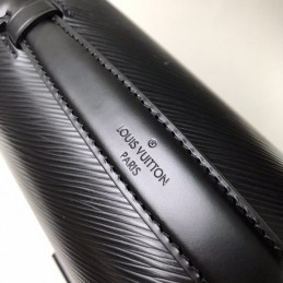 Replica Louis Vuitton Black Textured Boccador