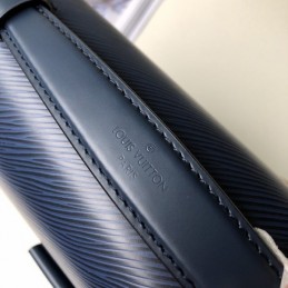 Replica Louis Vuitton Navy Blue Textured Boccador