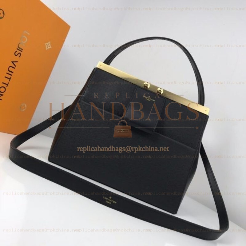 Replica Louis Vuitton Black City Frame