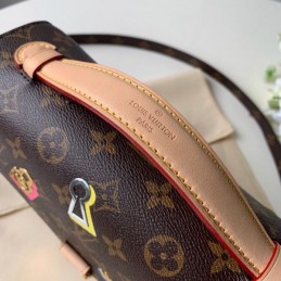 Replica Louis Vuitton Red Interior Metis Pochette