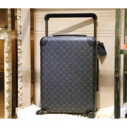 Replica Louis Vuitton Black Monogram Eclipse Horizon 55 Rolling Luggage
