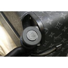 Replica Louis Vuitton Black Monogram Eclipse Horizon 55 Rolling Luggage