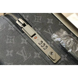 Replica Louis Vuitton Black Monogram Eclipse Horizon 55 Rolling Luggage