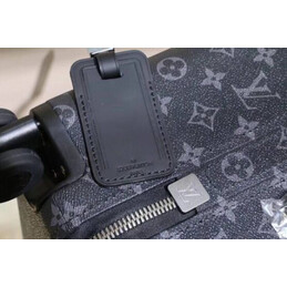 Replica Louis Vuitton Black Monogram Eclipse Horizon 55 Rolling Luggage