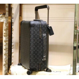 Replica Louis Vuitton Black Monogram Eclipse Horizon 55 Rolling Luggage