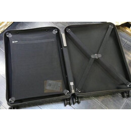 Replica Louis Vuitton Black Monogram Eclipse Horizon 55 Rolling Luggage