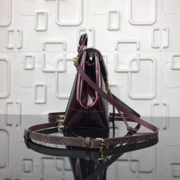 Replica Louis Vuitton Brown Monogram Burgundy Hot Springs Backpack - Style 2