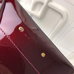 Replica Louis Vuitton Brown Monogram Burgundy Hot Springs Backpack - Style 2
