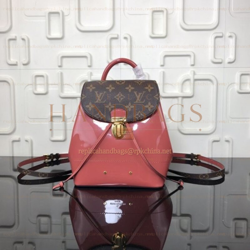 Replica Louis Vuitton Brown Monogram Coral Hot Springs Backpack