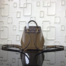 Replica Louis Vuitton Brown Monogram Taupe Hot Springs Backpack - Style 2