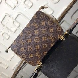 Replica Louis Vuitton Brown Monogram Taupe Hot Springs Backpack - Style 2