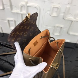 Replica Louis Vuitton Brown Monogram Taupe Hot Springs Backpack - Style 2