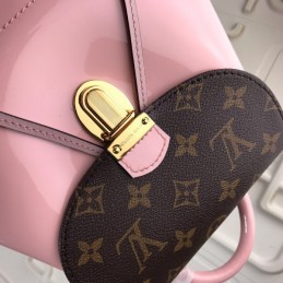 Replica Louis Vuitton Brown Monogram Pale Pink Hot Springs Backpack
