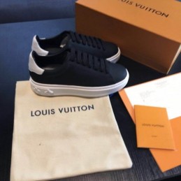 Replica Louis Vuitton Black White Low-Top Sneakers