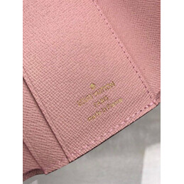 Replica Louis Vuitton Brown Monogram Pale Pink Zoe Wallet