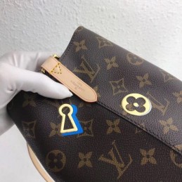 Replica Louis Vuitton Brown Monogram Gold Buckle Neo Noe MM