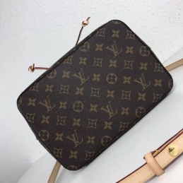 Replica Louis Vuitton Brown Monogram Gold Buckle Neo Noe MM