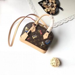 Replica Louis Vuitton Brown Monogram Mini Alma BB