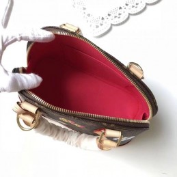 Replica Louis Vuitton Brown Monogram Mini Alma BB