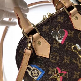 Replica Louis Vuitton Brown Monogram Mini Alma BB