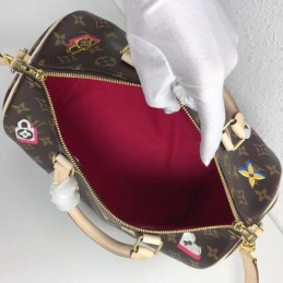 Replica Louis Vuitton Brown Monogram Multicolor Interior Speedy 30