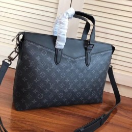 Replica Louis Vuitton Black Monogram Eclipse Briefcase Explorer - Style 2
