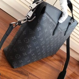 Replica Louis Vuitton Black Monogram Eclipse Briefcase Explorer - Style 2