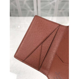 Replica Louis Vuitton Brown Monogram Pocket Organizer - Style 2