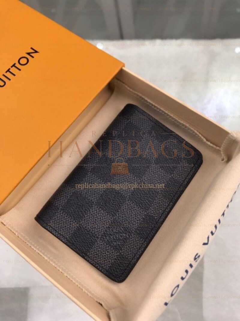 Replica Louis Vuitton Damier Graphite Pocket Organizer