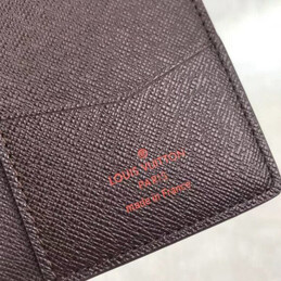 Replica Louis Vuitton Brown Damier Ebene Pocket Organizer