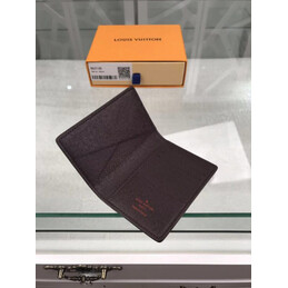 Replica Louis Vuitton Brown Damier Ebene Pocket Organizer