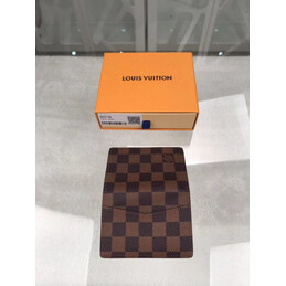 Replica Louis Vuitton Brown Damier Ebene Pocket Organizer