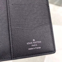 Replica Louis Vuitton Black Monogram Eclipse Pocket Organizer - Style 2